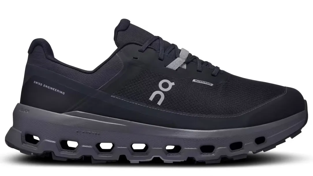On Cloudvista 2 Waterproof Black Eclipse Crisp Look Ventilated Upper