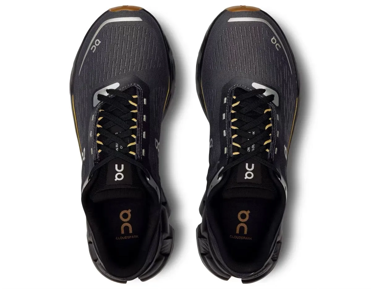 On Cloudspark Iron Black Ventilated Upper