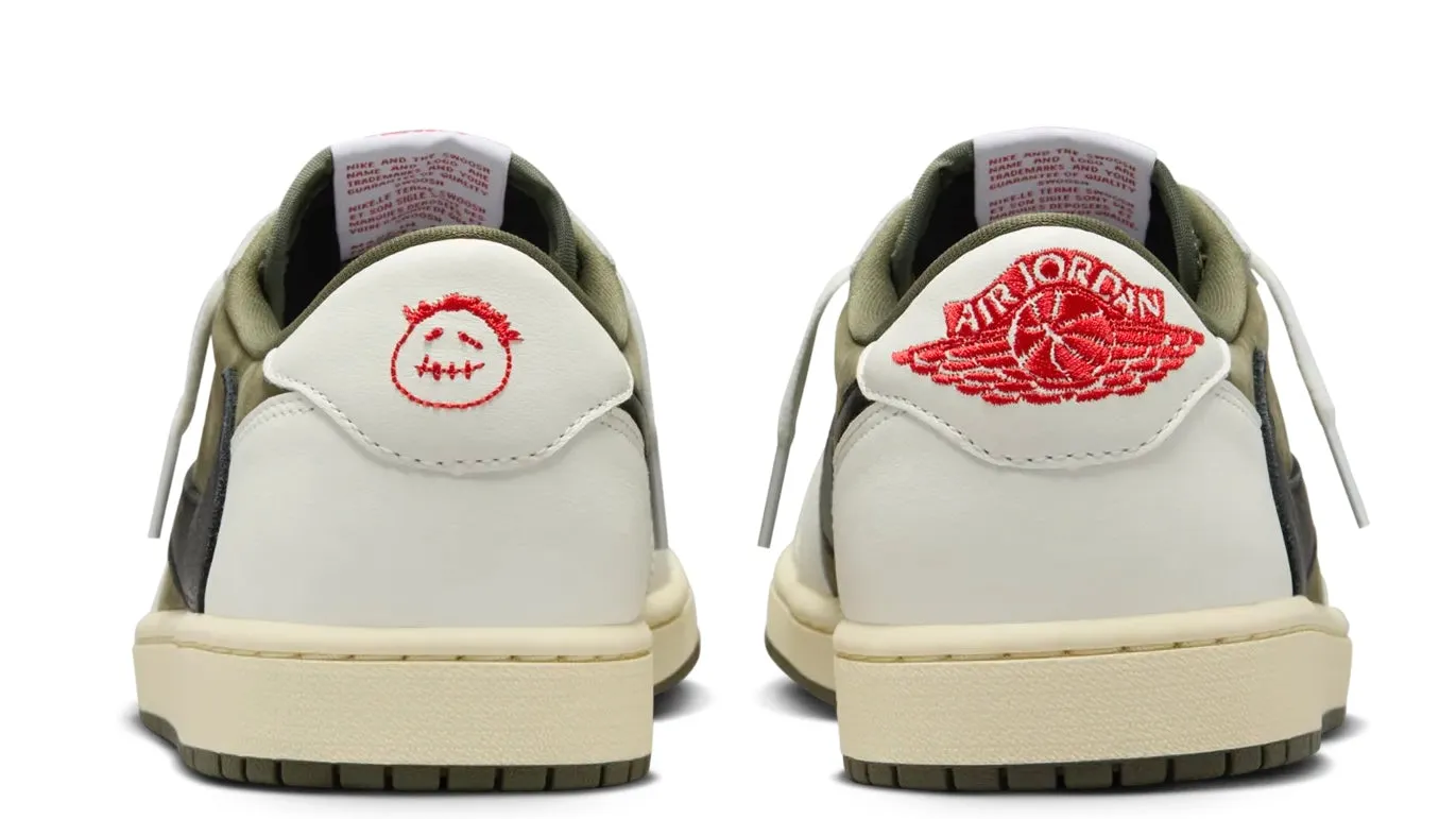 Quick Errands Jordan 1 Retro Low OG SP Travis Scott Medium Olive