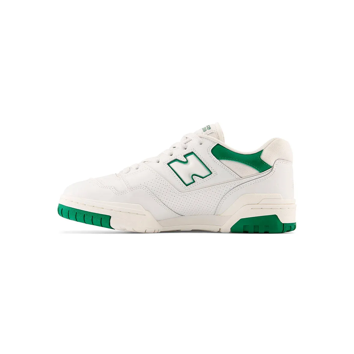 low-top shoes running with a flexible outsole New Balance 550 Classics White - Green
