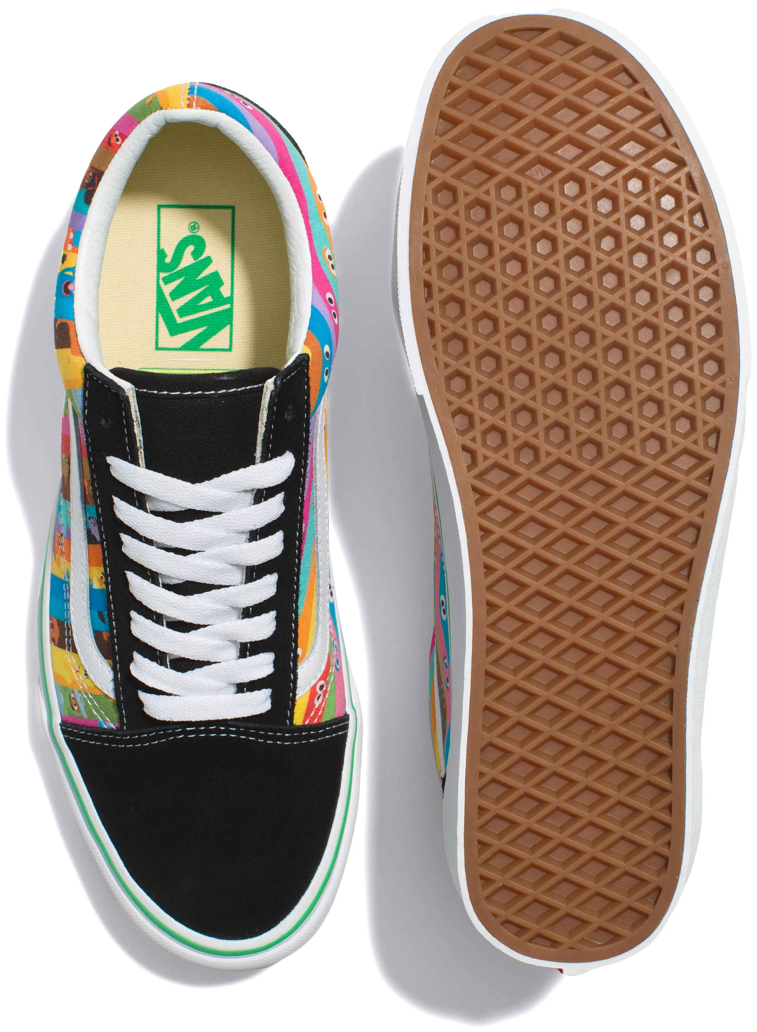 Ventilated Sides Vans Sesame Street Old Skool Multi