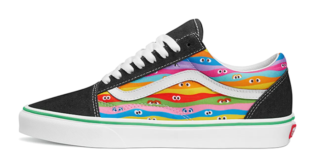 Vans Sesame Street Old Skool Multi Pro Action Anti Slip Feature