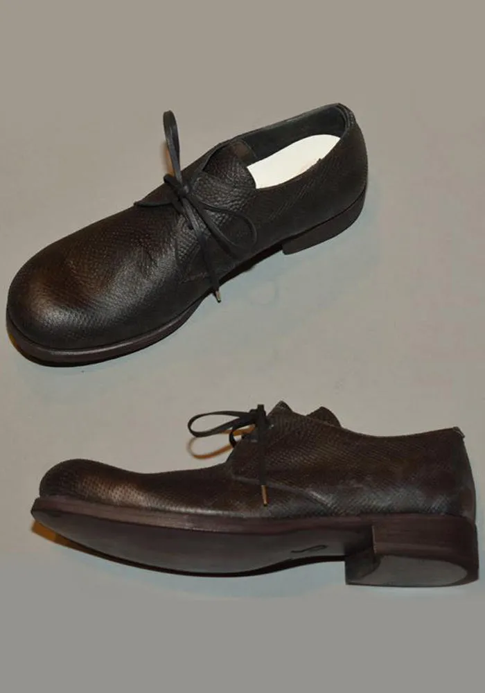 Breathable Form Layered Support IS BY INDIVIDUAL SENTIMENTS MENS LEATHER DERBY SHOES BLUE/BLACK