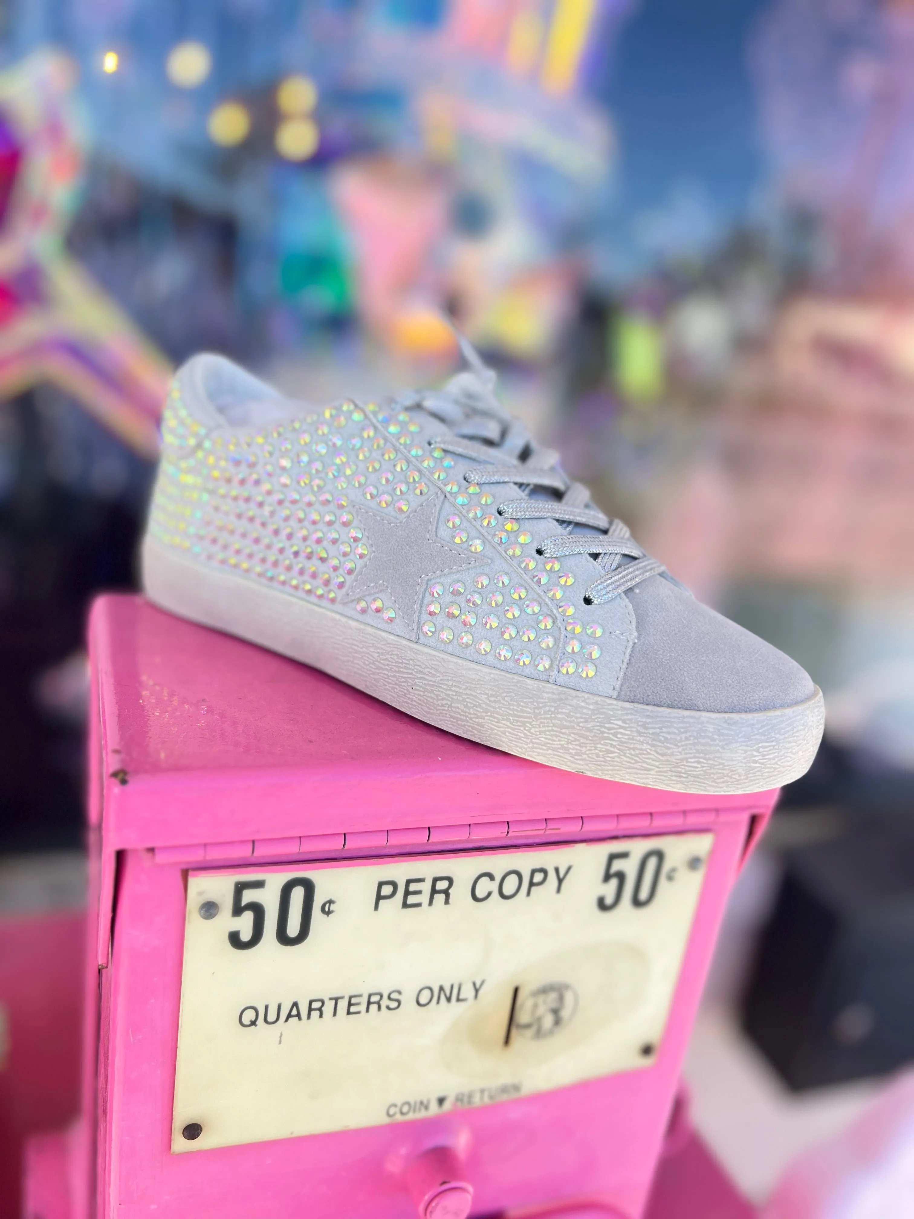 Joann rhinestone star sneakers Snow-Tech
