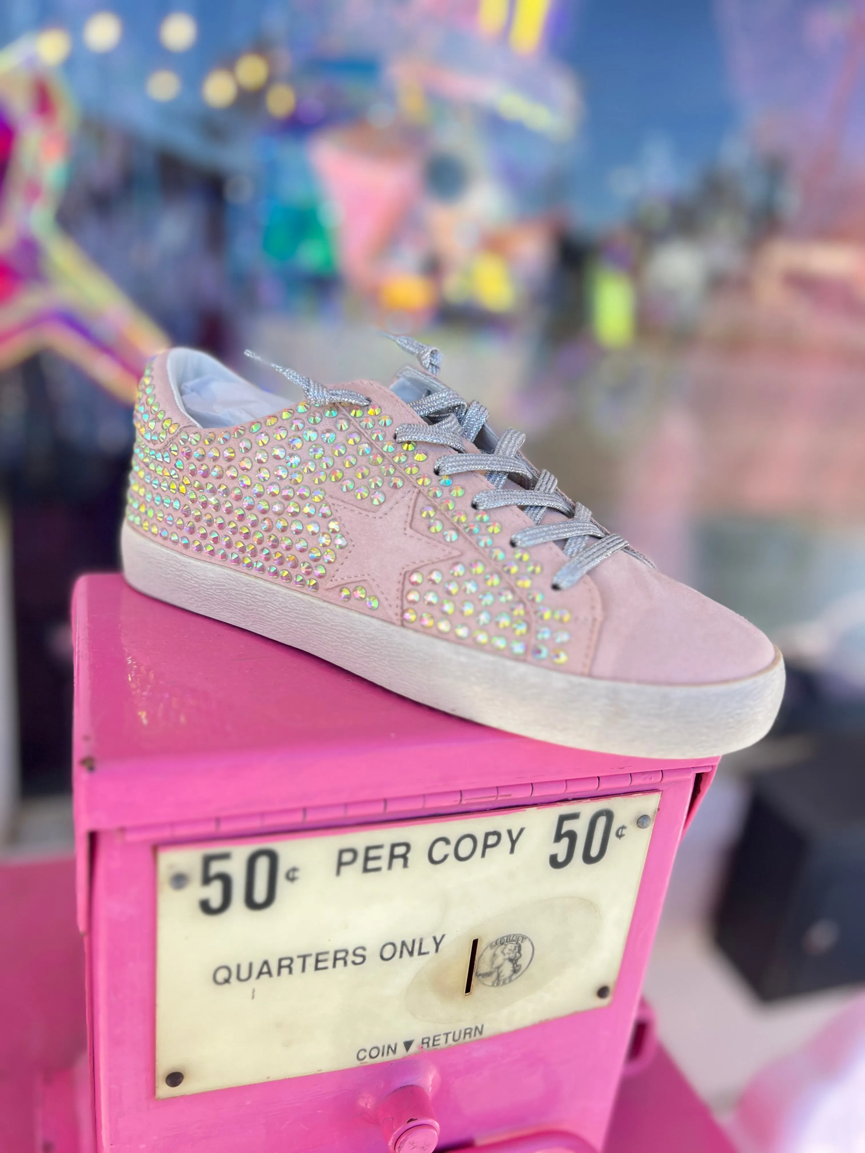 Joann rhinestone star sneakers Snow-Tech
