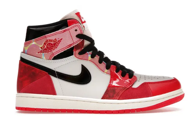 Performance Sole Hydrophobic coating Jordan 1 High OG Spider-Man Across the Spider-Verse
