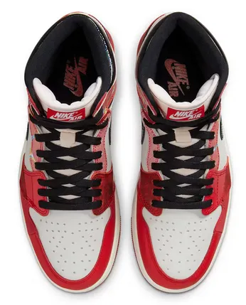 Jordan 1 High OG Spider-Man Across the Spider-Verse Precision Fit Engineering
