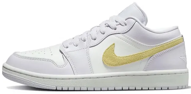 Sporty Appearance Thickened Midsole Jordan 1 Low Barely Grape (W)