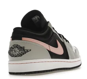 Jordan 1 Low Black Grey Pink Adaptive Landing Pad System