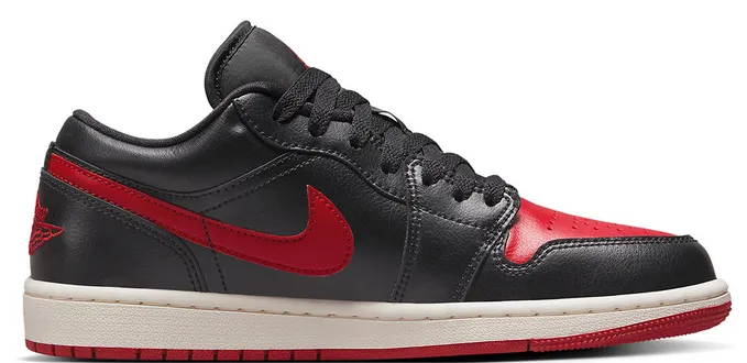 Jordan 1 Low BRED SAIL (W) Dynamic Lacing