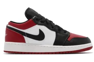 Jordan 1 Low Bred Toe (GS) Ventilated Panels