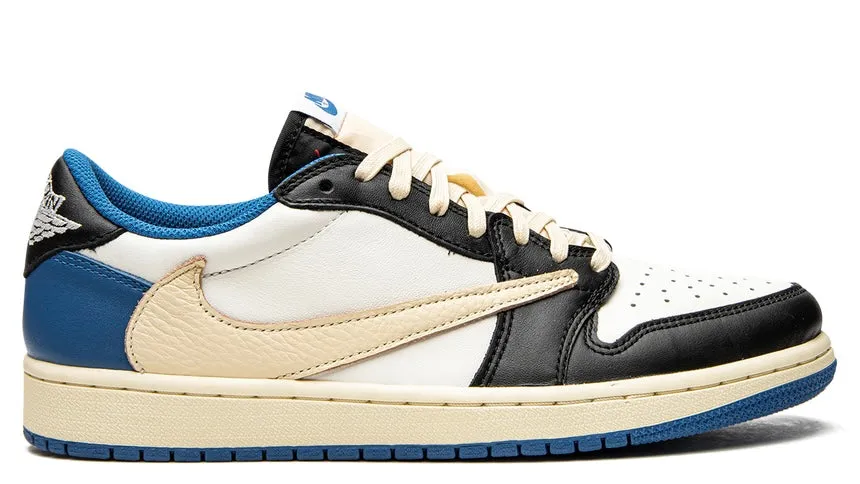 Adaptive Lacing System Multi Density Midsole Jordan 1 Low Fragment x Travis Scott