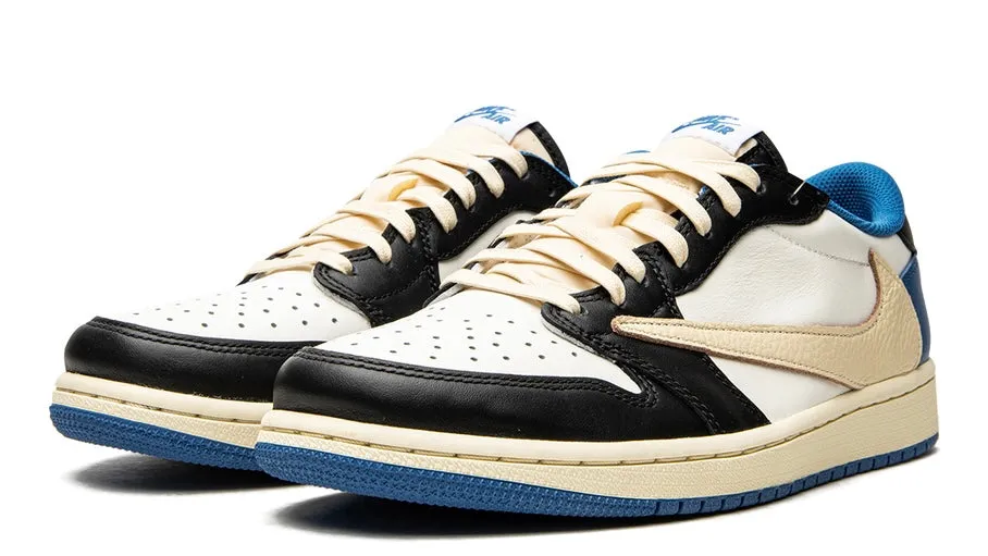 On-the-Go Wear Reactive Ride Jordan 1 Low Fragment x Travis Scott