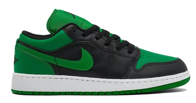 Jordan 1 Low Lucky Green (GS) Rocker Sole Tech