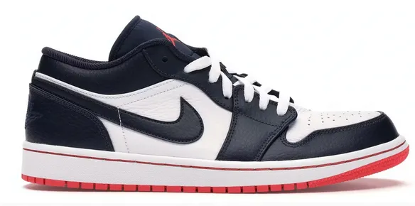 Stylish Comfort Jordan 1 Low Obsidian Ember Glow