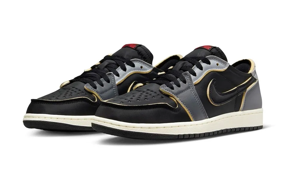 Jordan 1 Low OG EX Black Smoke Grey Comfort Padding