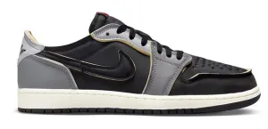 Jordan 1 Low OG EX Black Smoke Grey Sleek Outline