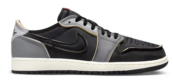 Jordan 1 Low OG EX Black Smoke Grey High Traction Everyday Movement