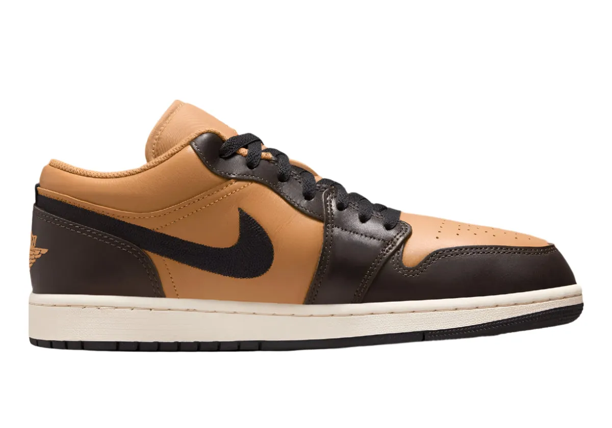 Busy Schedule Antimicrobial Jordan 1 Low SE Flax Black Baroque Brown