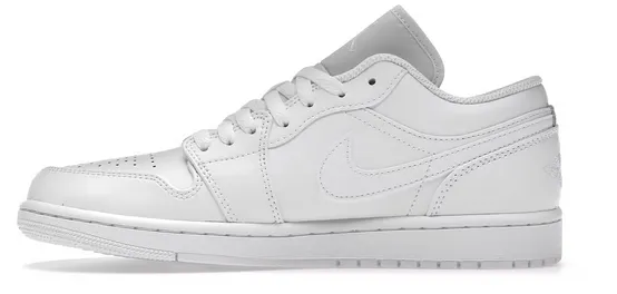 Contoured Jordan 1 Low Triple White (2022)