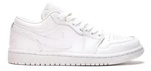 Jordan 1 Low Triple White (2022) (W) Elastic Gusseted Tongue
