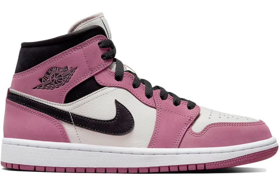Jordan 1 Mid Berry Pink (W) Tidy look