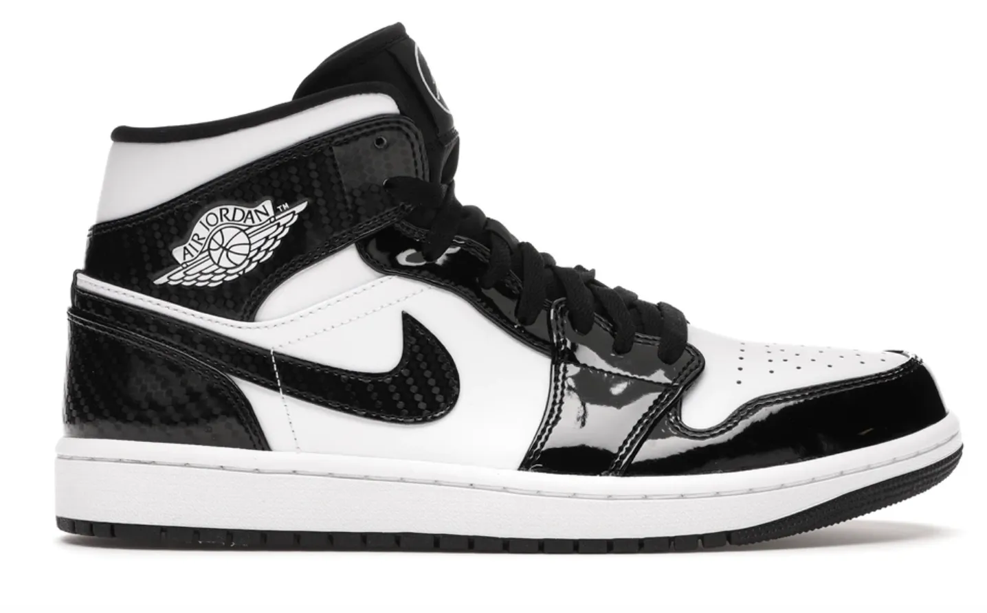 Home Comfort Extended Heel Counter Jordan 1 Mid Carbon Fiber All-Star (2021)