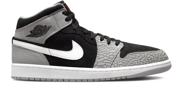 Jordan 1 Mid Elephant Print Fashion Style