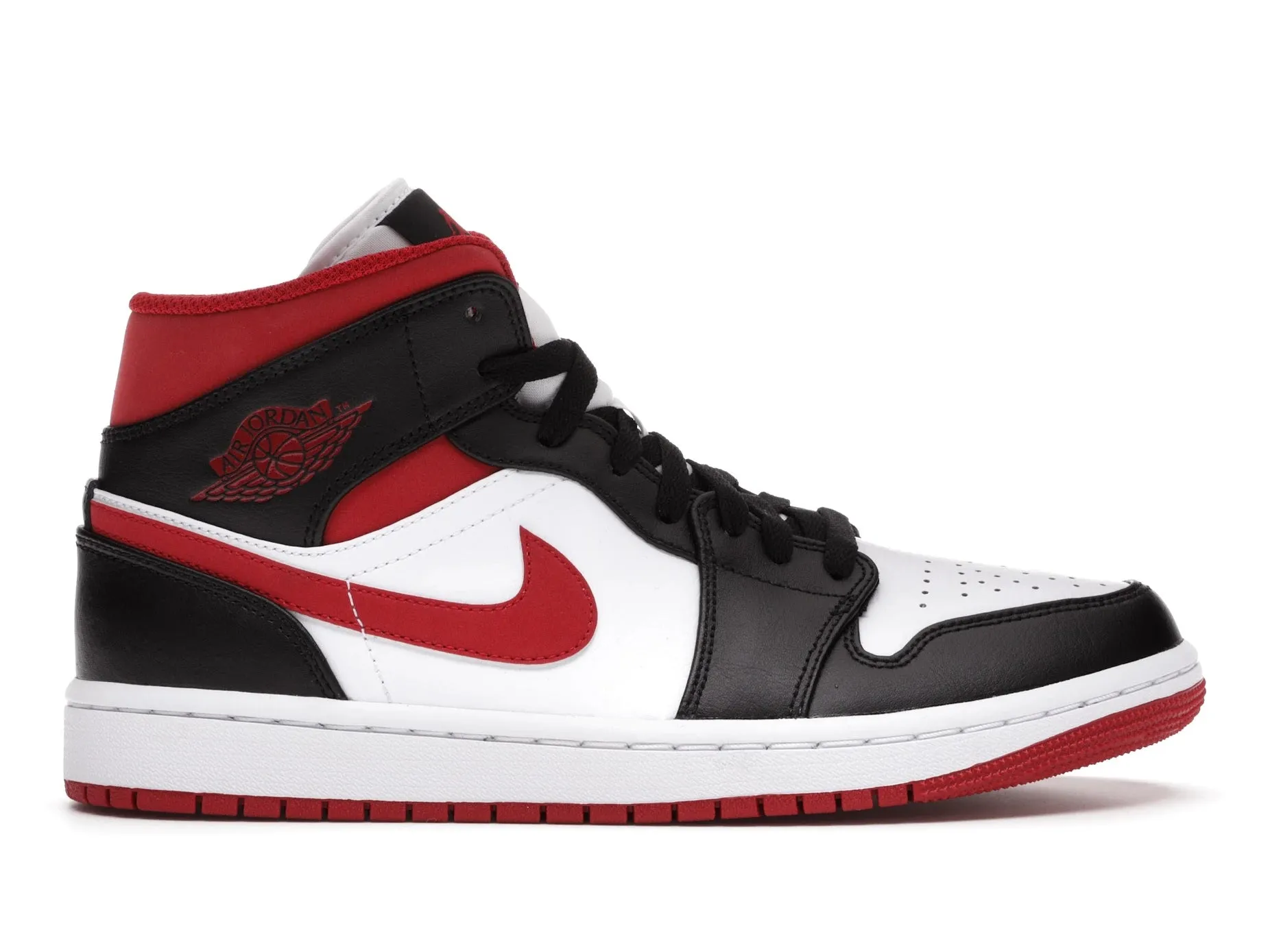 Versatile lining Gym workout Jordan 1 Mid Gym Red Black White