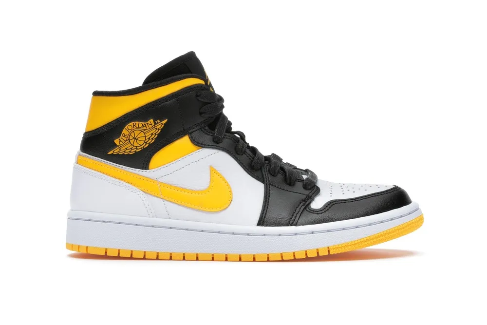 Jordan 1 Mid Laser Orange Black (W) Kevlar Reinforced Thread