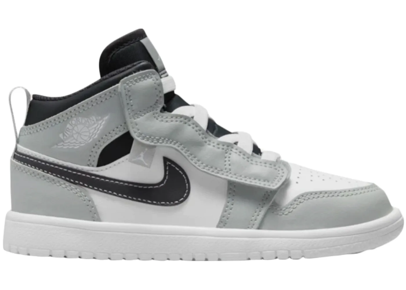 Comfort footbed Impact Ready Jordan 1 Mid Light Smoke Grey (2022) (PS)