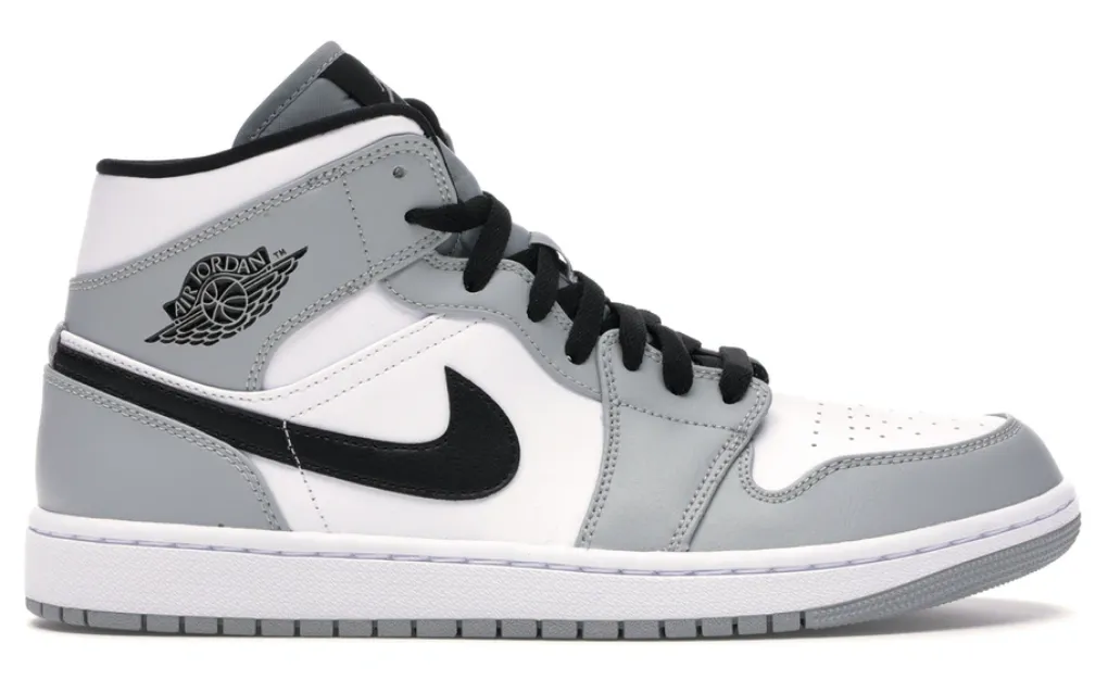 Footwear Focus Luxe cushioning Jordan 1 Mid Light Smoke Grey