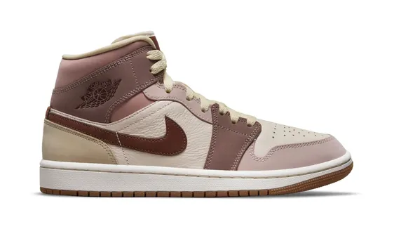 Jordan 1 Mid SE Dark Pony Smoky Mauve (W) Perforated Airflow Zones