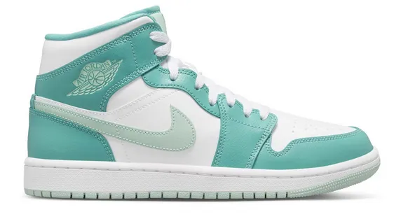 Vibrant Look Jordan 1 Mid Washed Teal (W)