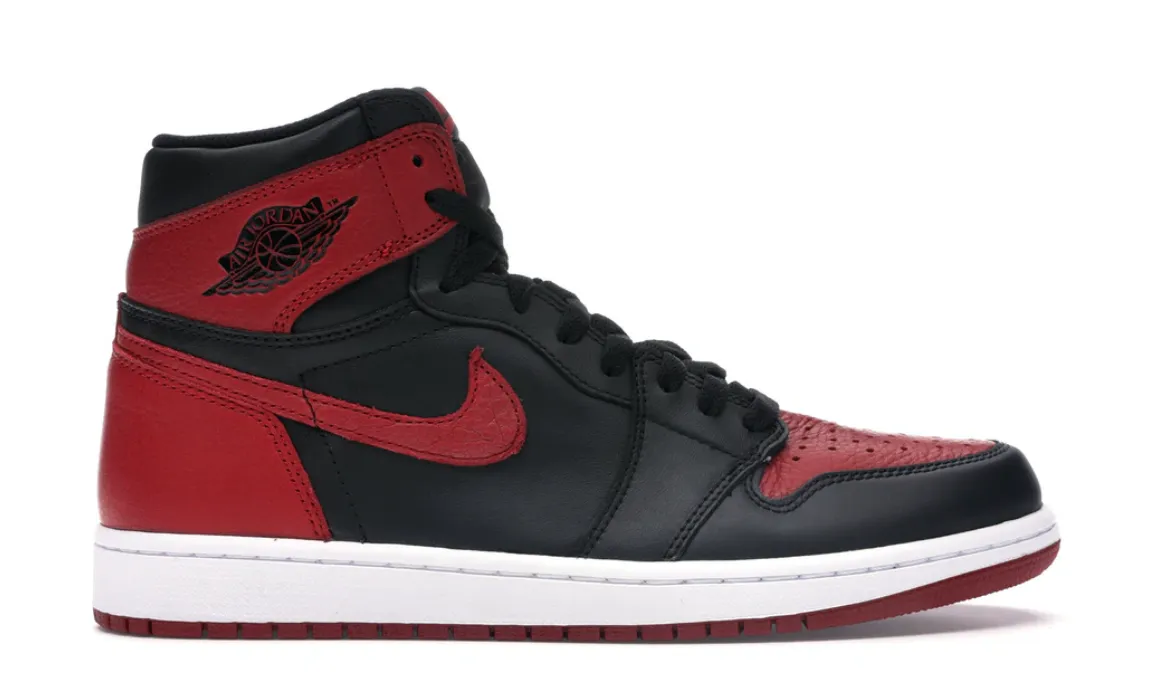 Jordan 1 Retro Bred "Banned" (2016) Walk Balance Sneaker Customization