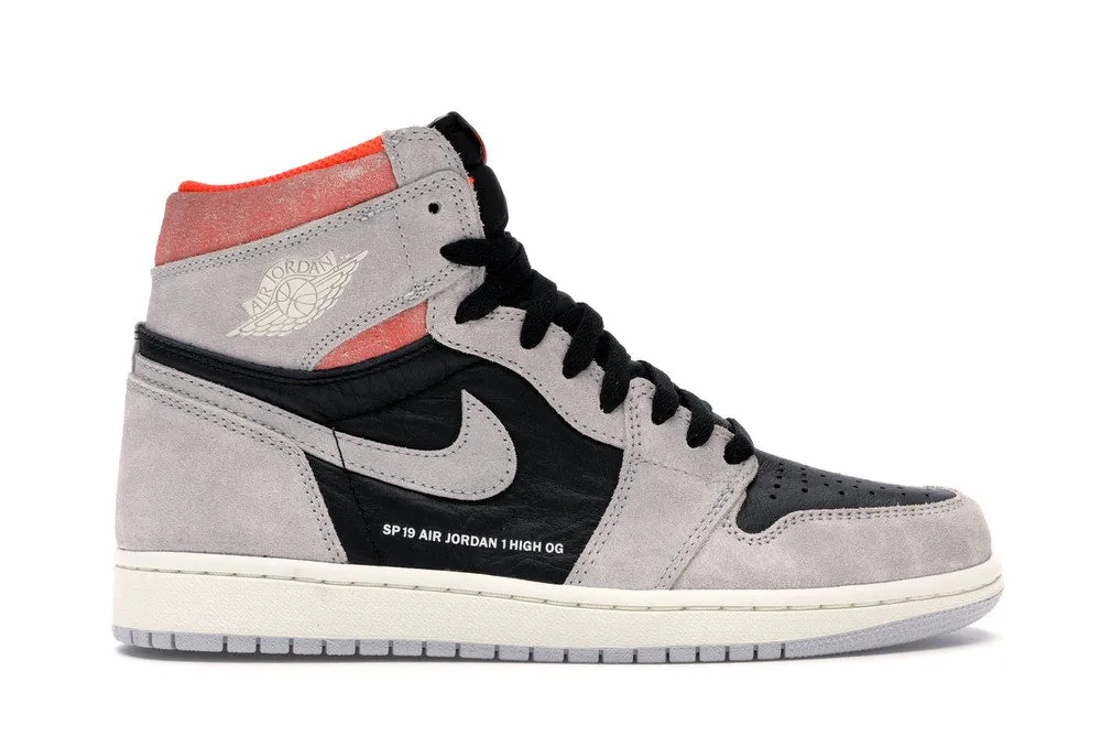 Breathable Inserts Jordan 1 Retro High Neutral Grey Hyper Crimson