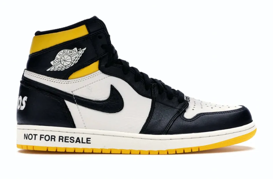 Jordan 1 Retro High Not for Resale Varsity Maize Walking Friendly Cushioned Midsole Geometry