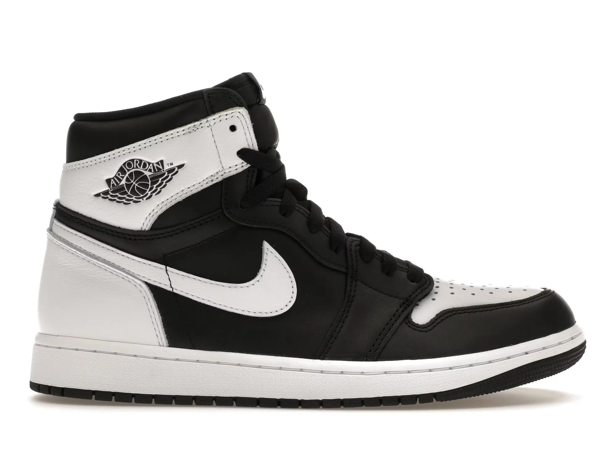 Jordan 1 Retro High OG Black White Good Quality Quick Pivoting