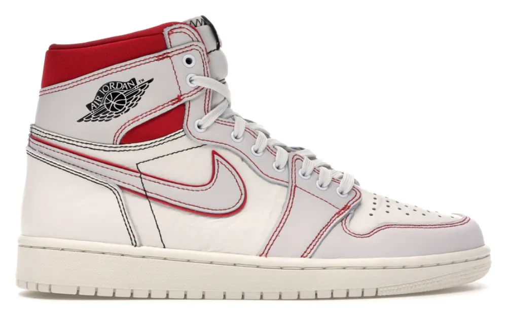 Jordan 1 Retro High Phantom Gym Red Go Fast Thermal Regulating Interior