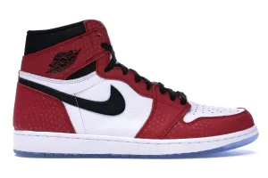 Jordan 1 Retro High Spider Man Origin Story (Special Box) Playground Ready Fit Comfortable Grip