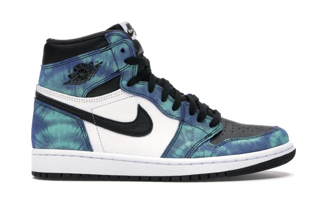 Jordan 1 Retro High Tie Dye (W) Breathable Insoles Layered Comfort