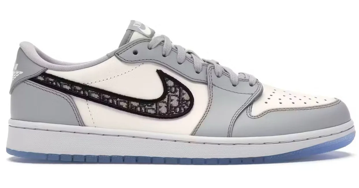 Low Key Hyper Breathable Knit Jordan 1 Retro Low Dior