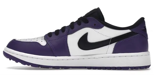 Jordan 1 Retro Low Golf Court Purple Training Style Multi-functional materials