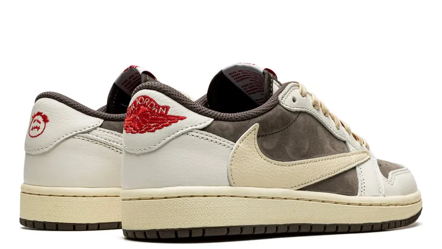 Jordan 1 Retro Low OG SP Travis Scott Reverse Mocha High Cut Stability