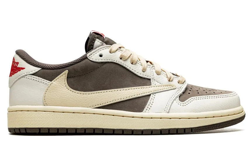 Jordan 1 Retro Low OG SP Travis Scott Reverse Mocha High Cut Stability