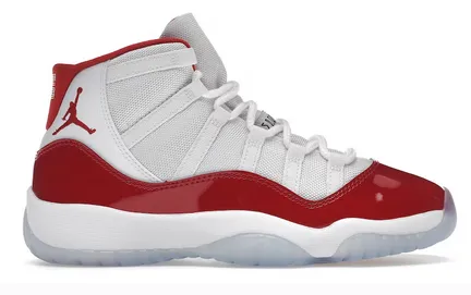 Jordan 11 Retro Cherry (2022) (GS) Fresh flexibility vibration damping