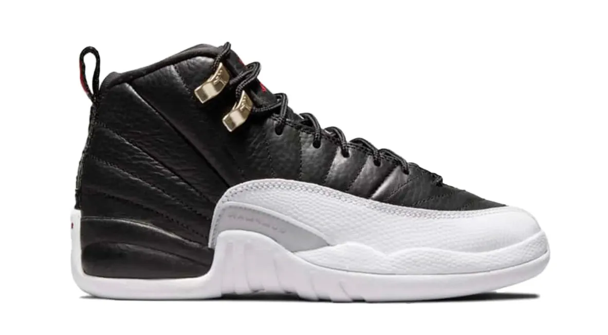 Eco Friendly Dyeing Lean Fit Jordan 12 Retro Playoffs Taxi (GS)