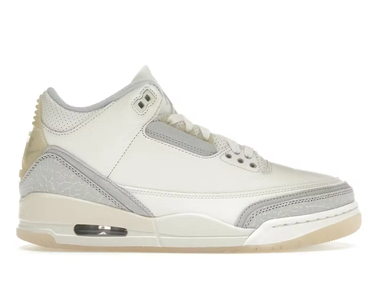 Hyperbolic Logging Cage Ultra-soft performance Jordan 3 Retro Craft Ivory