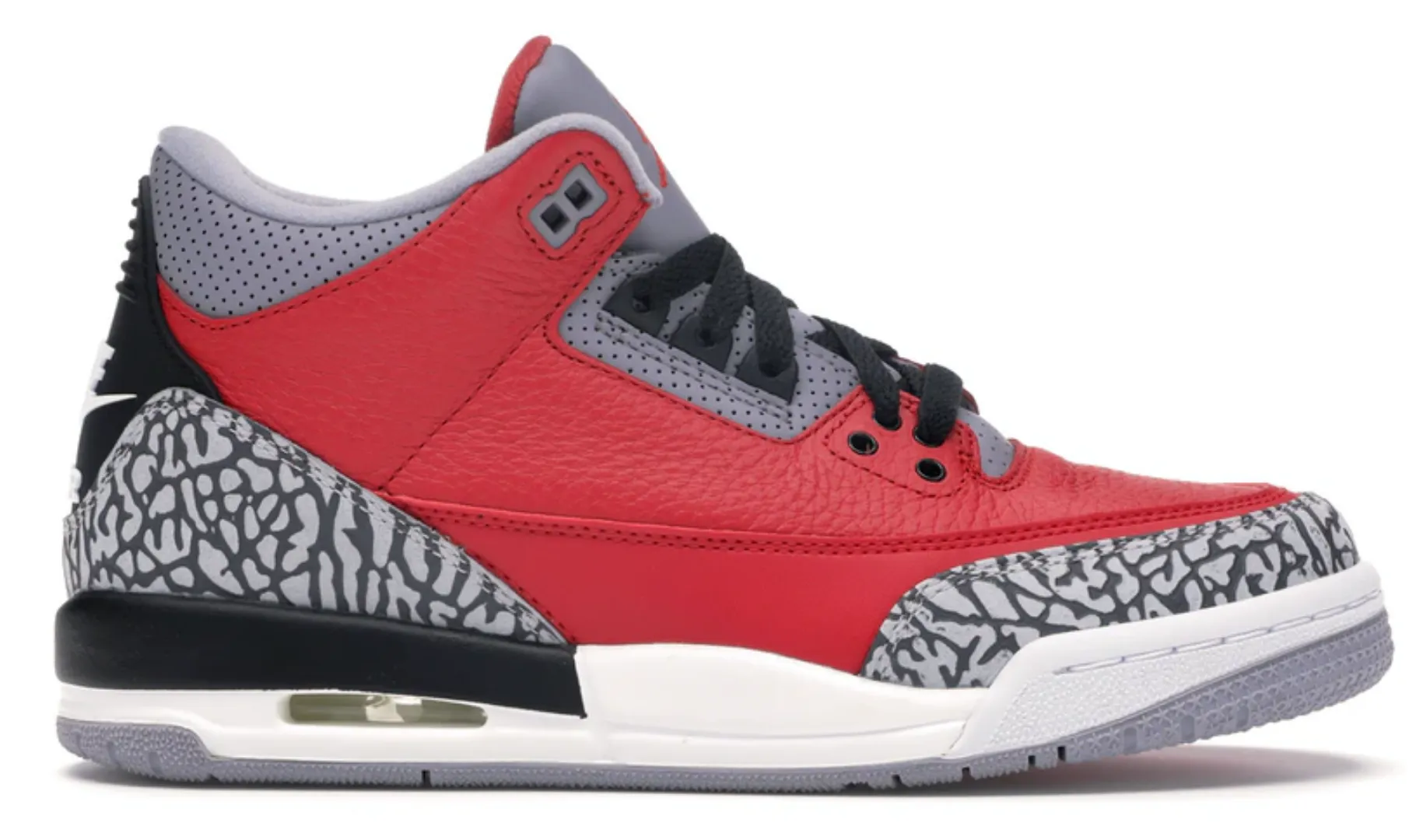 Jordan 3 Retro SE Fire Red Cement (GS) Trendy Choice Smooth Insole