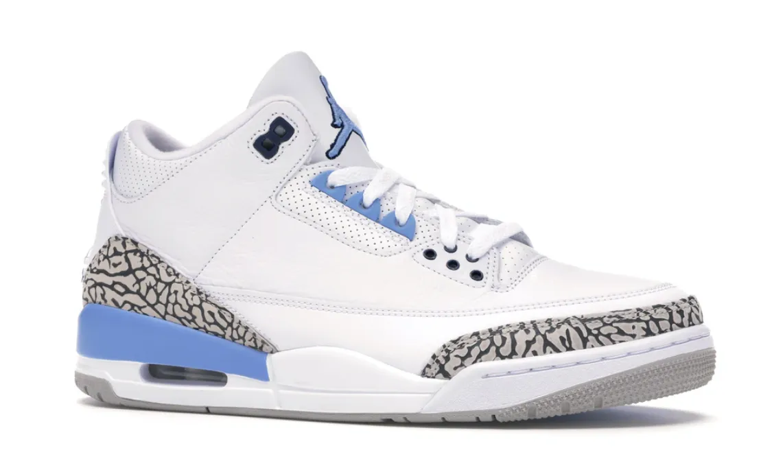 Jordan 3 Retro UNC (2020) Weekend Vibes